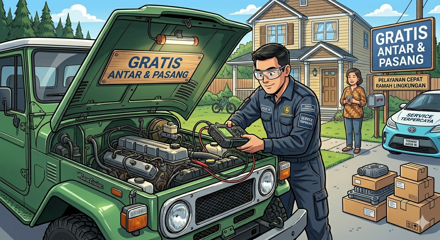 Gratis Antar & Pasang